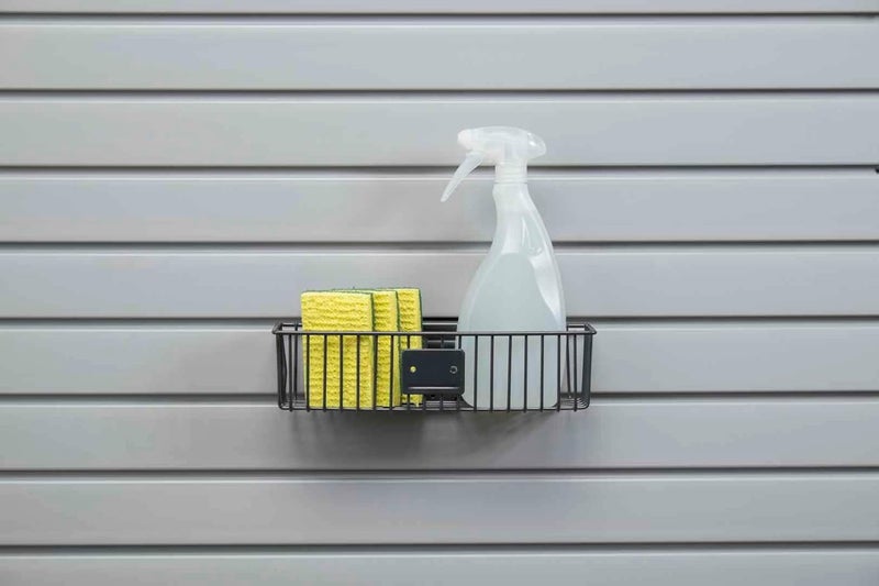 HandiSolutions HandiWall Small Basket - 3 Inch x 12 Inch (Pack of Two) for Storage on Garage Slatwall Panels - Image 1